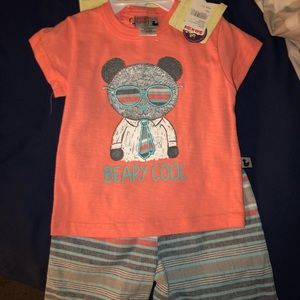 DDG SPORT: 3 piece short set